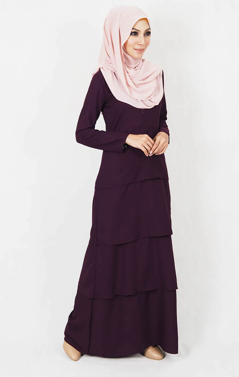 SW5000 Fashion Jubah (Plus Size) Purple