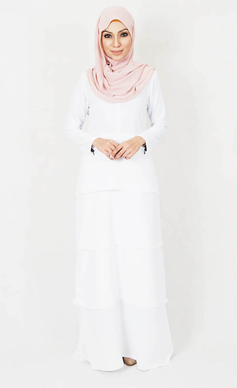 SW5000 Fashion Jubah (Plus Size) White