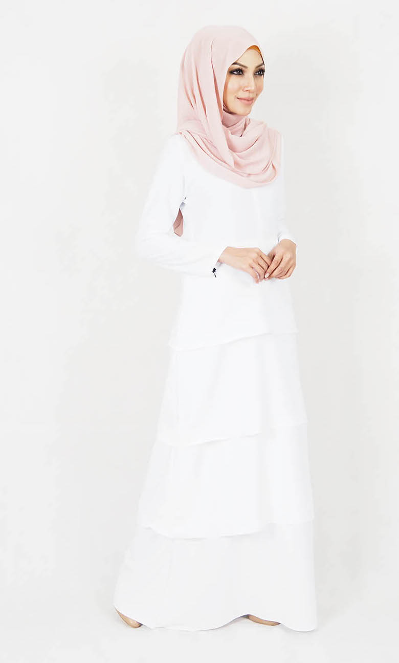 SW5000 Fashion Jubah (Plus Size) White