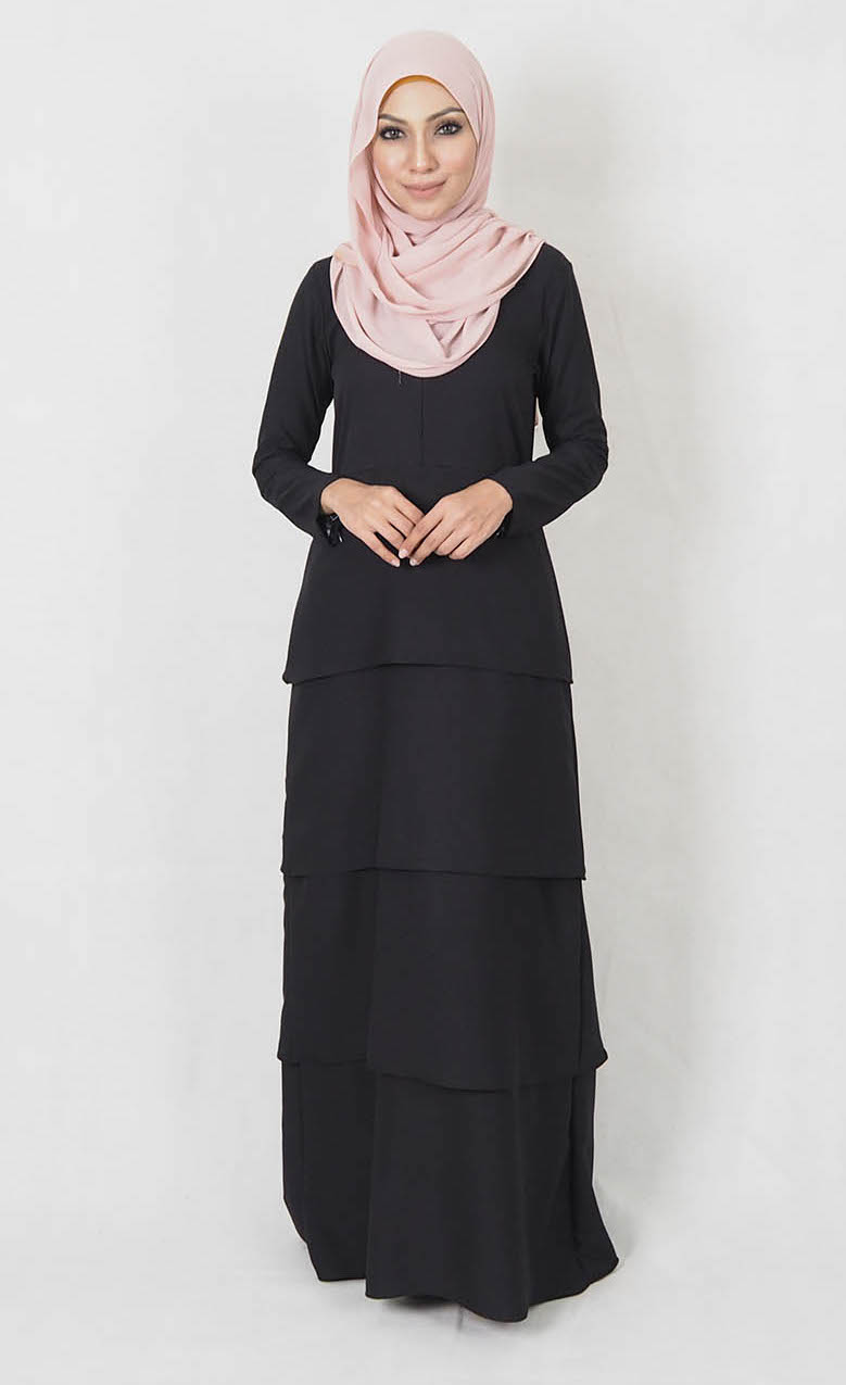 SW5001 Fashion Jubah (Plus Size) Black