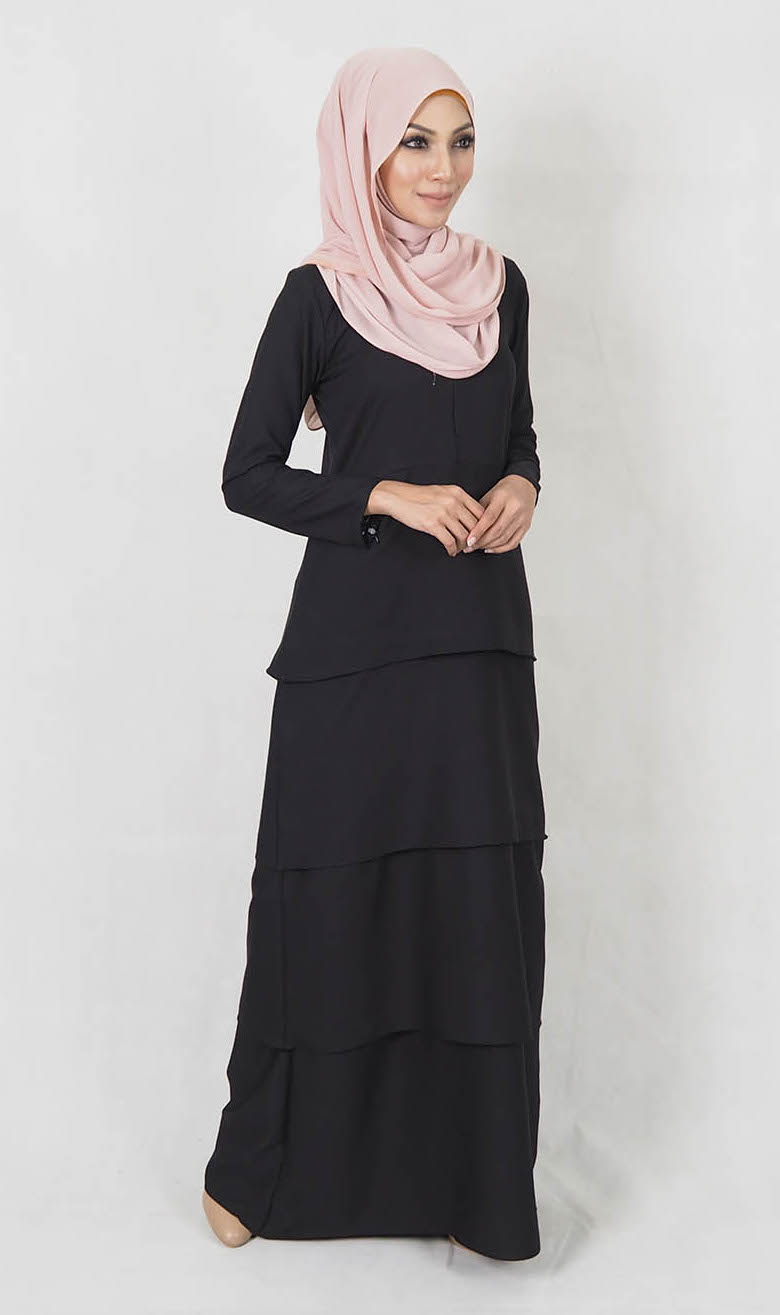 SW5001 Fashion Jubah (Plus Size) Black