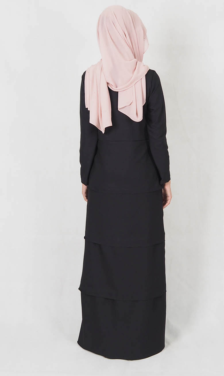 SW5001 Fashion Jubah (Plus Size) Black