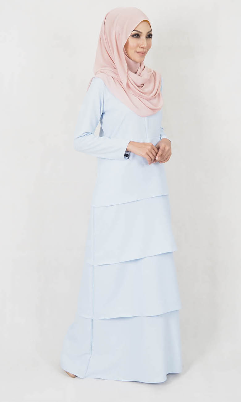 SW5001 Fashion Jubah (Plus Size) Light Blue