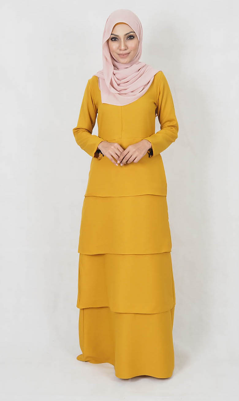 SW5001 Fashion Jubah (Plus Size) Mustard