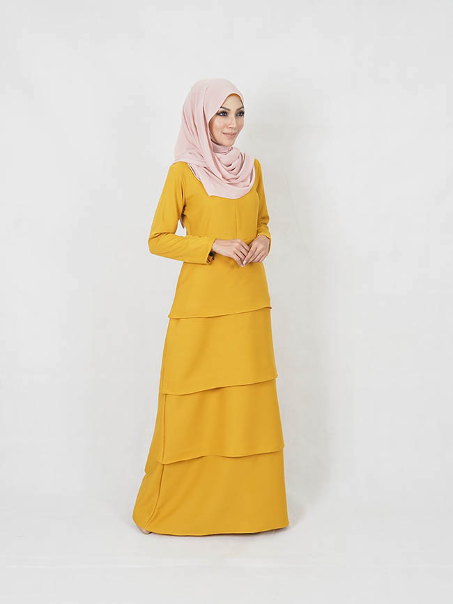 SW5001 Fashion Jubah (Plus Size) Mustard