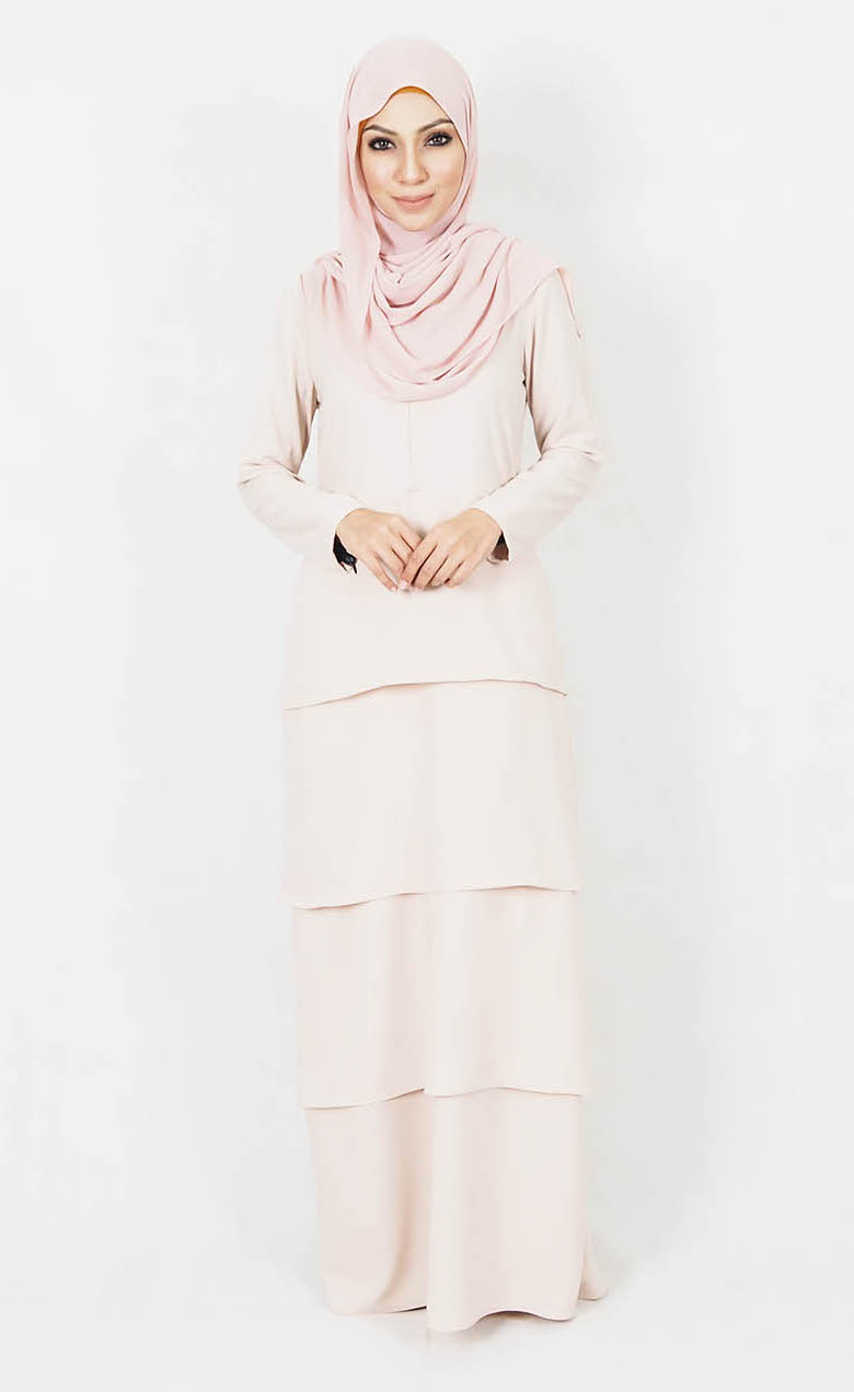 SW5001 Fashion Jubah (Plus Size) Peach