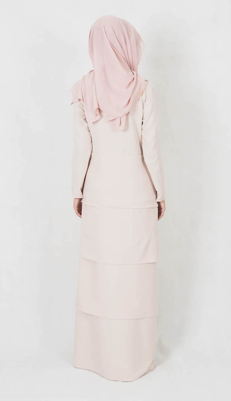 SW5001 Fashion Jubah (Plus Size) Peach
