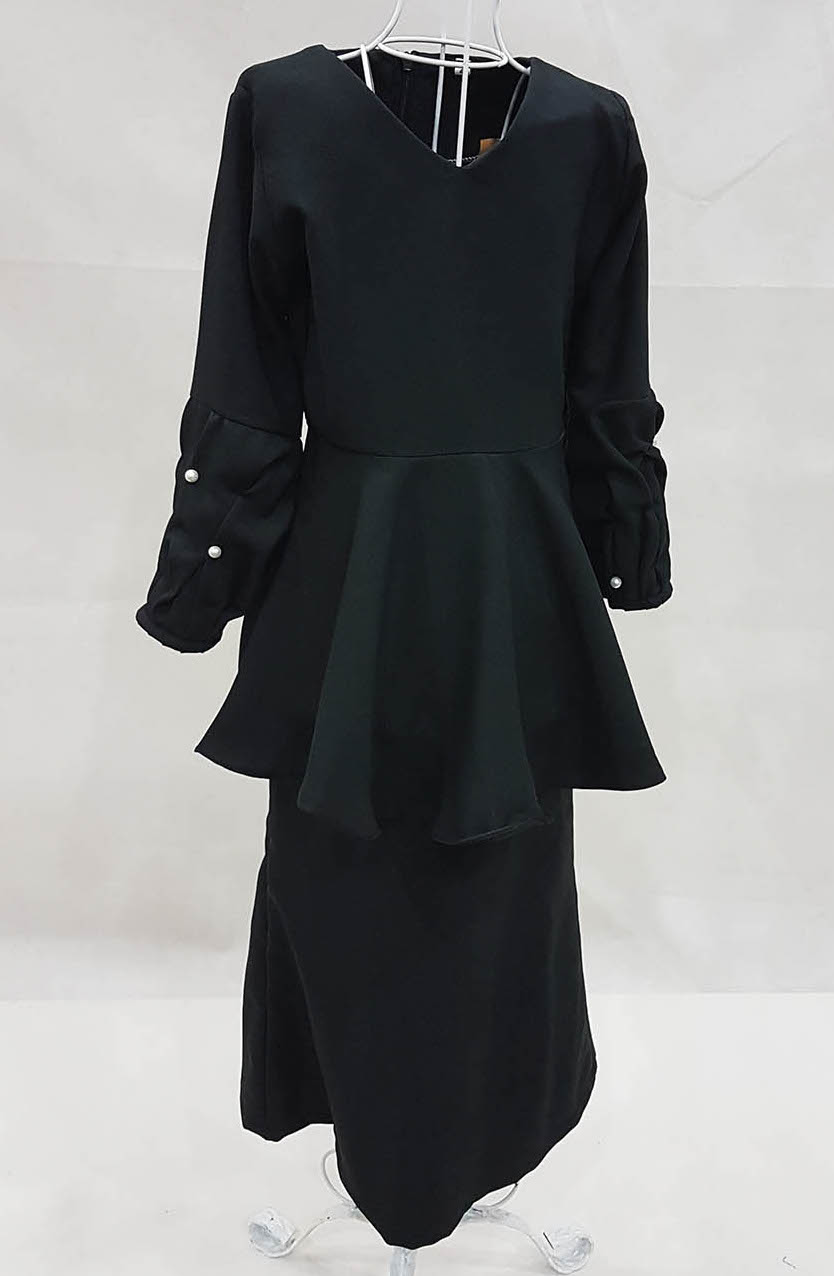 SW5002 Kid's Baju Kurung Black
