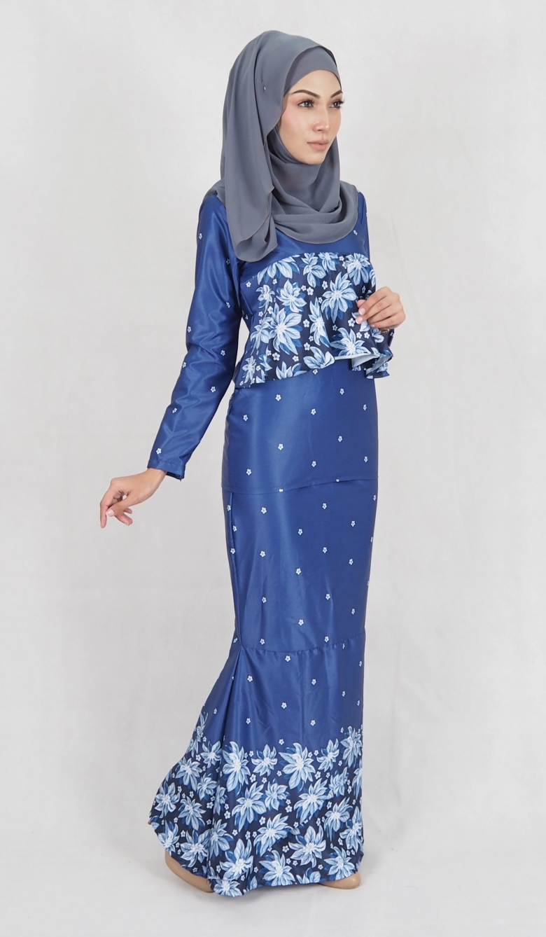 SW5004 Baju Kurung (Maternity) Blue