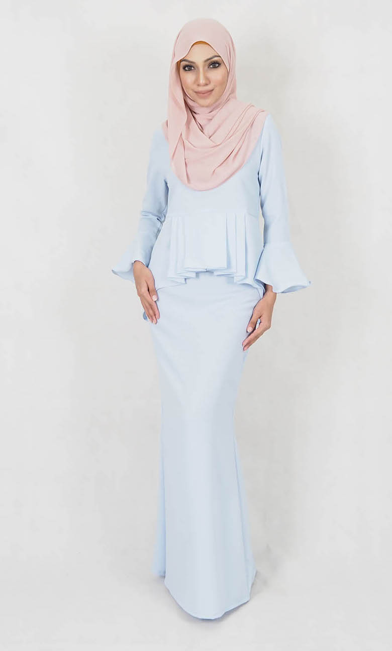 SW5007 Baju Kurung (Maternity) Light Blue