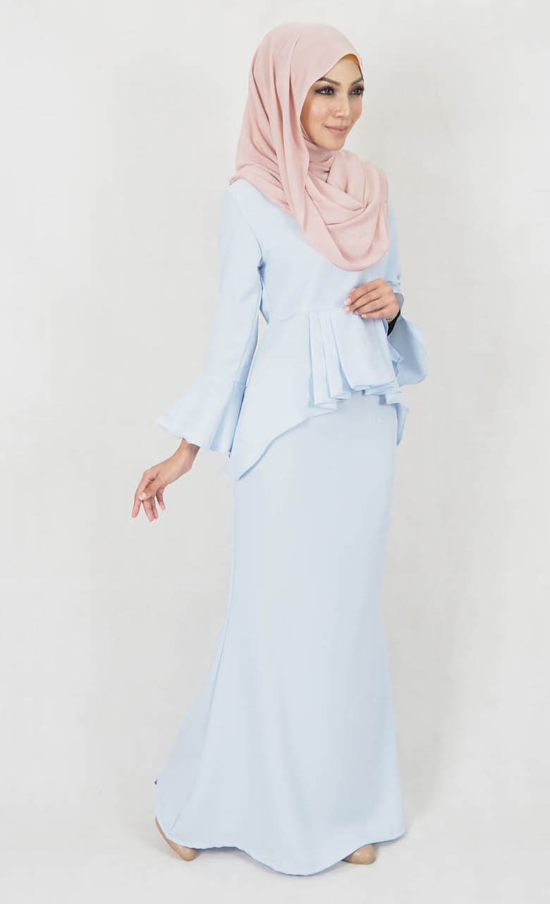 SW5007 Baju Kurung (Maternity) Light Blue