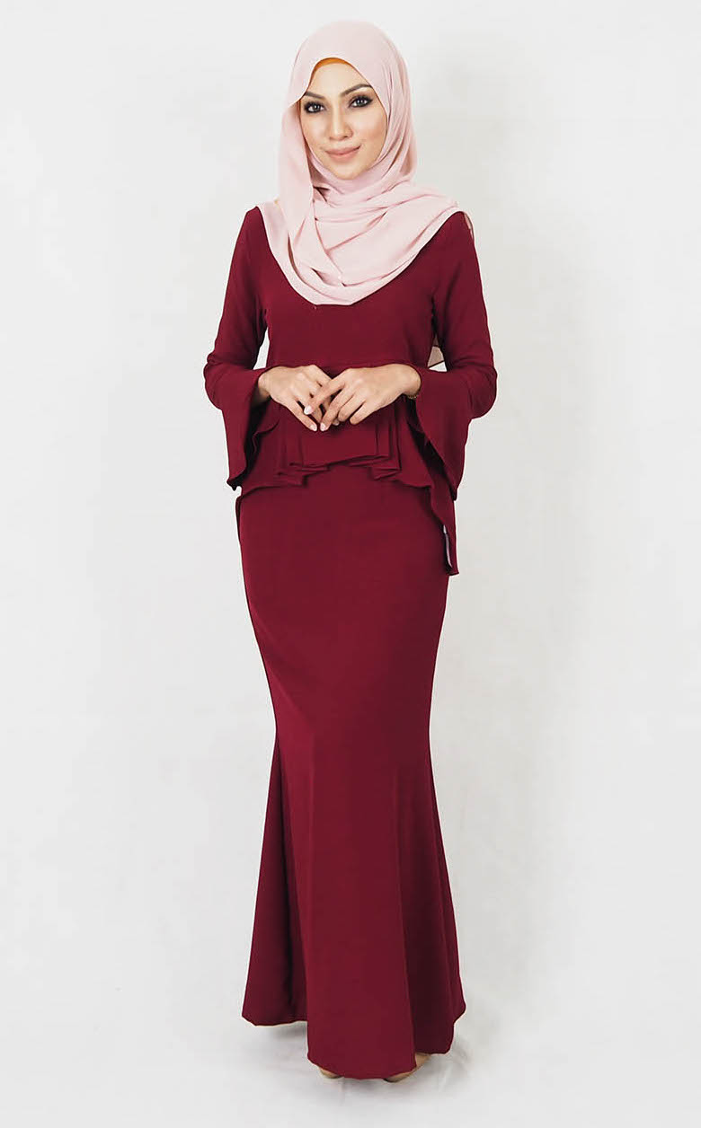SW5007 Baju Kurung (Maternity) Maroon