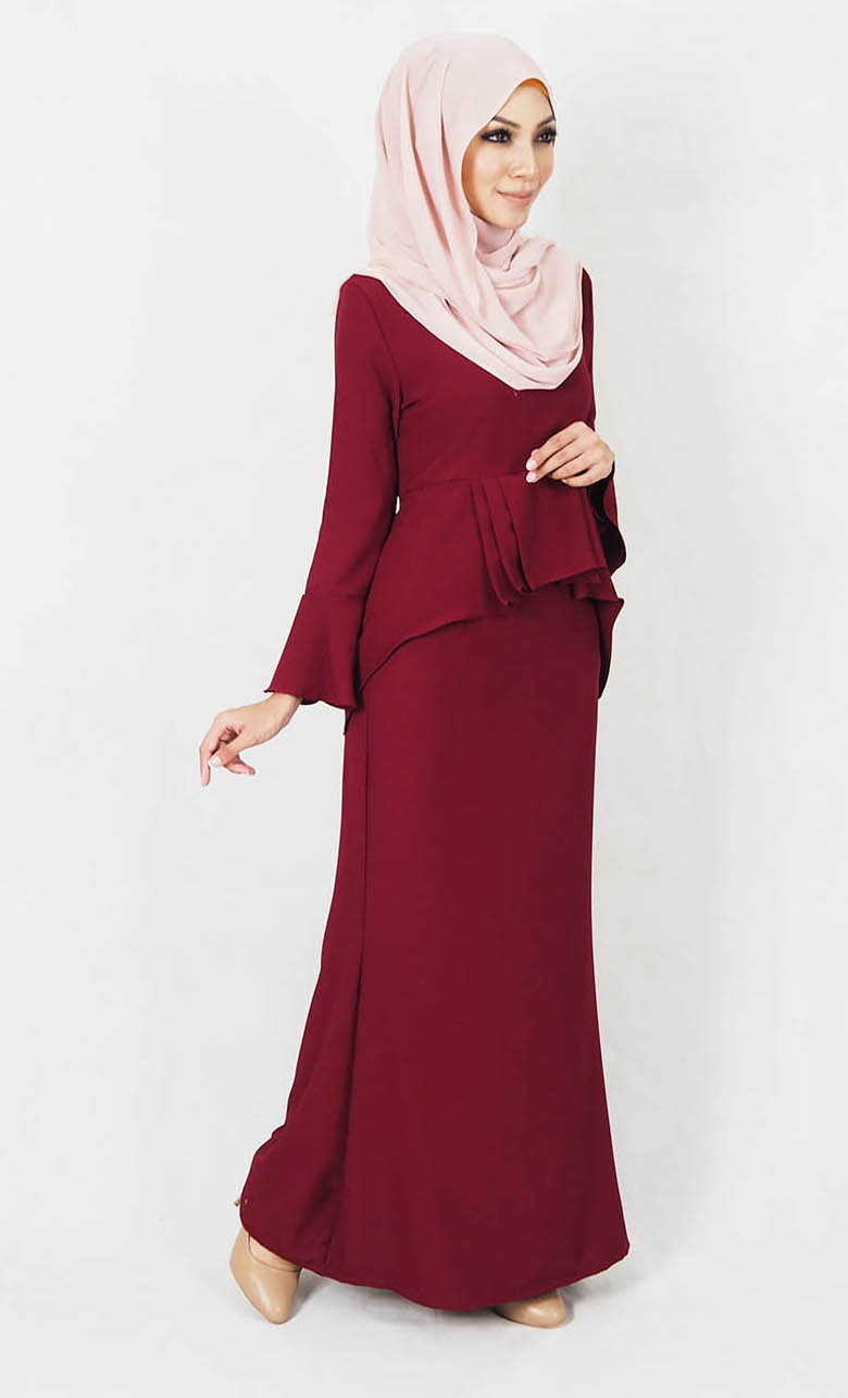SW5007 Baju Kurung (Maternity) Maroon