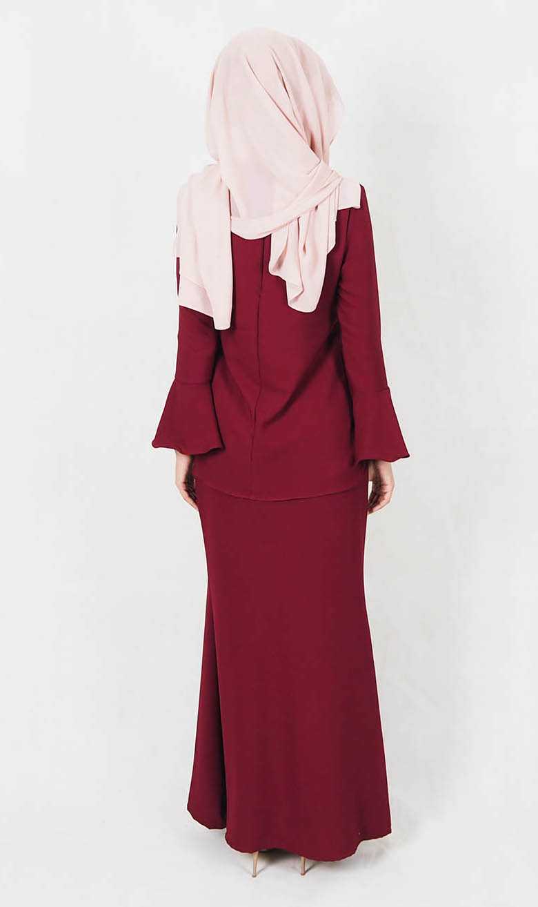 SW5007 Baju Kurung (Maternity) Maroon