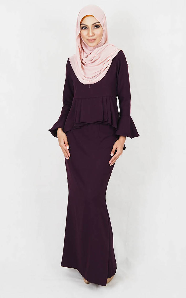 SW5007 Baju Kurung (Maternity) Purple