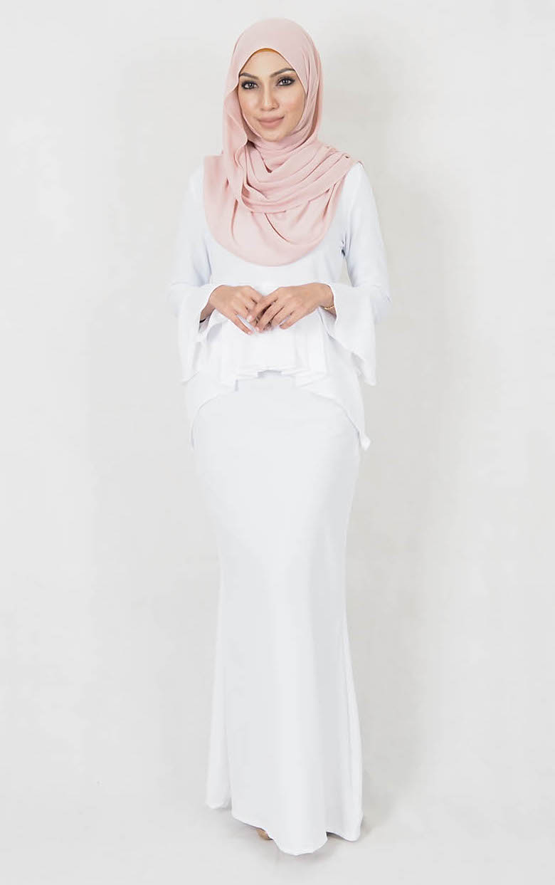SW5007 Baju Kurung (Maternity) White