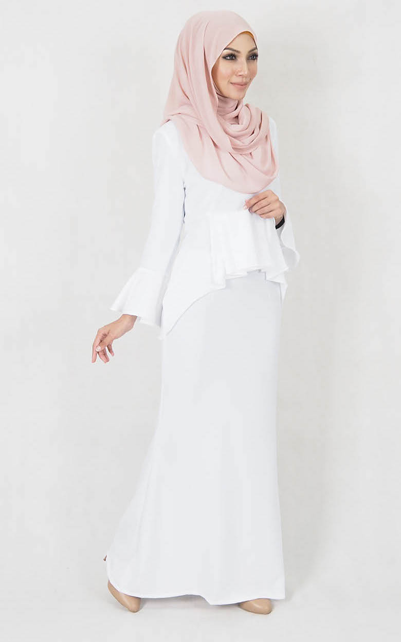 SW5007 Baju Kurung (Maternity) White