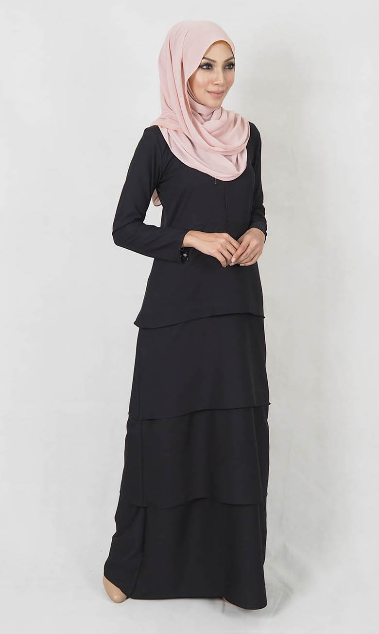SW5008 Stylish Jubah (Maternity) Black
