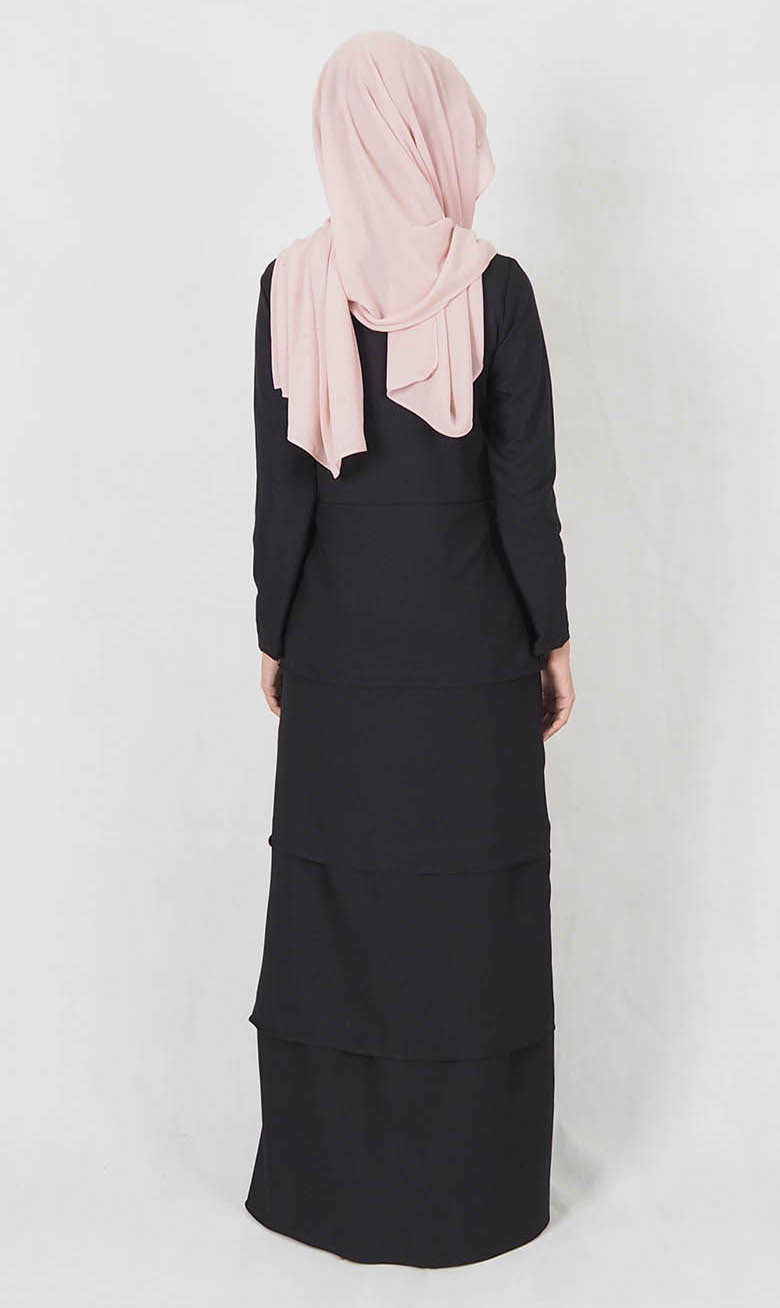 SW5008 Stylish Jubah (Maternity) Black