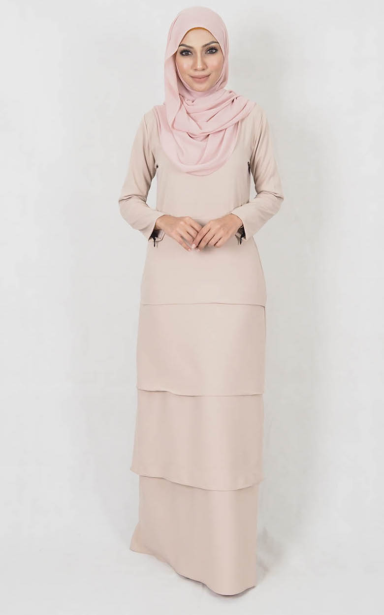 SW5008 Stylish Jubah (Maternity) Cream