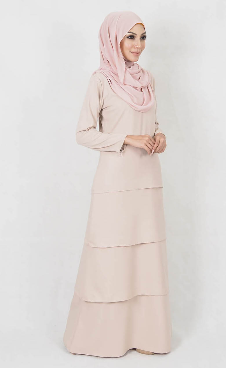 SW5008 Stylish Jubah (Maternity) Cream