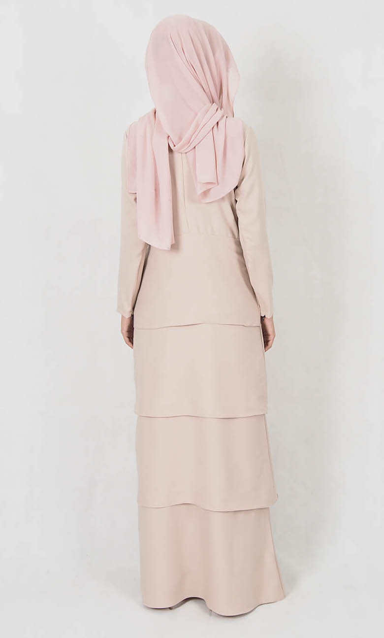 SW5008 Stylish Jubah (Maternity) Cream
