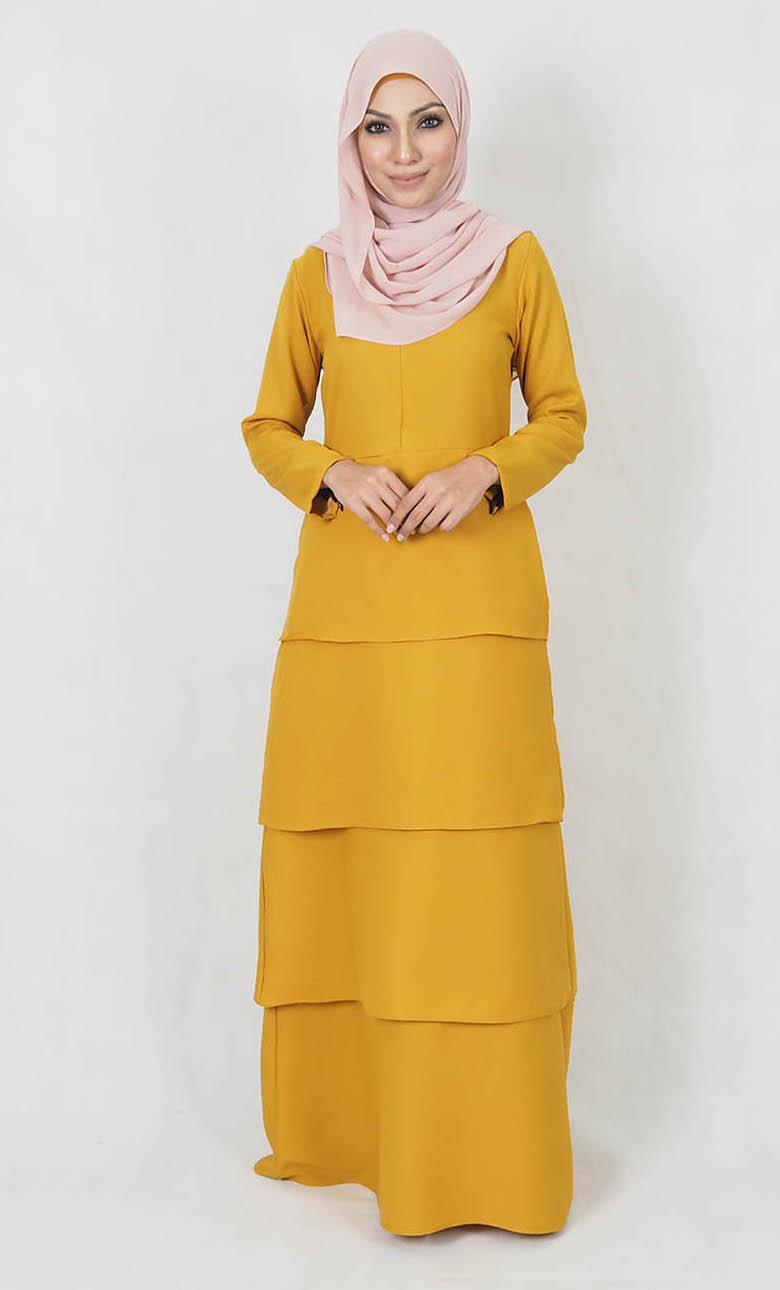 SW5008 Stylish Jubah (Maternity) Mustard