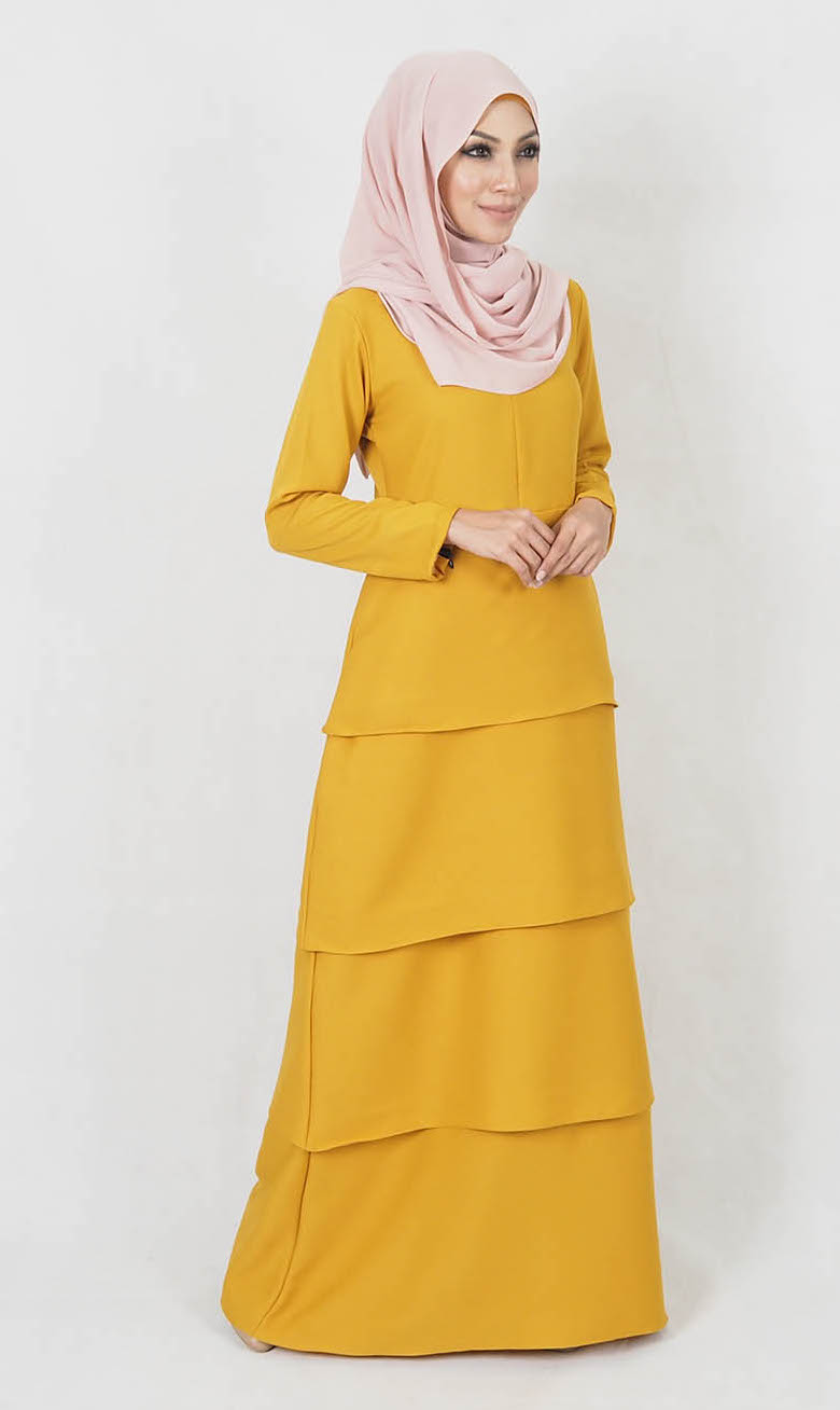 SW5008 Stylish Jubah (Maternity) Mustard
