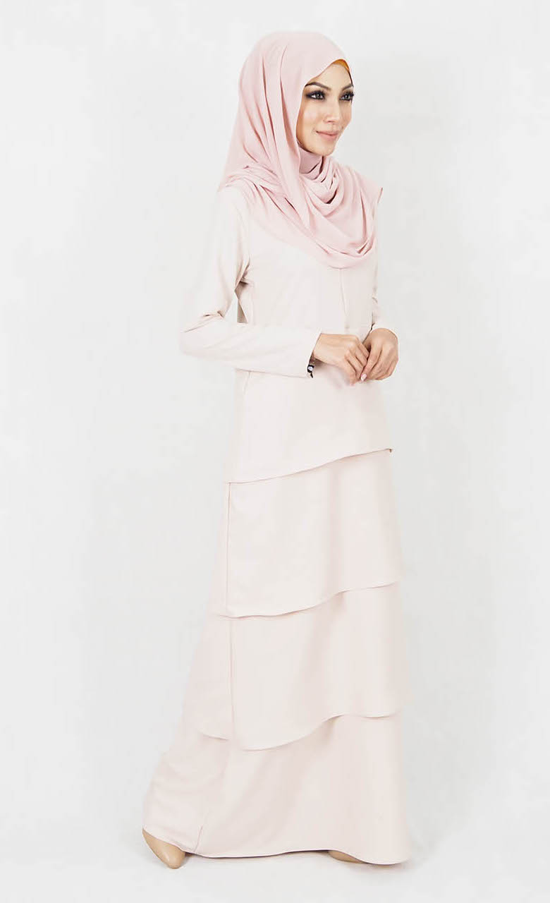SW5008 Stylish Jubah (Maternity) Peach
