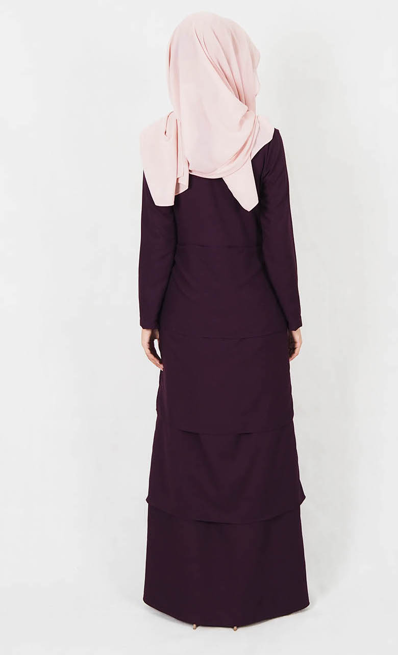 SW5008 Stylish Jubah (Maternity) Purple