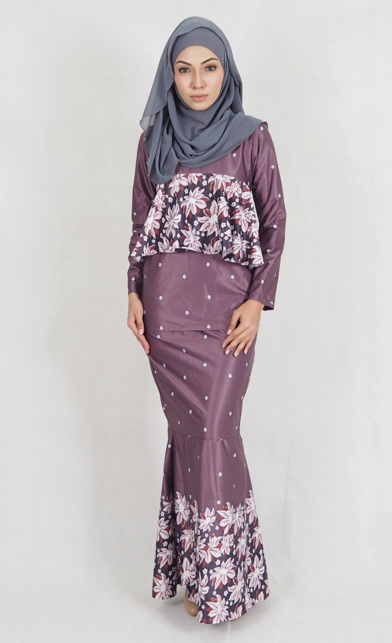 SW5009 Baju Kurung (Plus Size Maternity) Grey