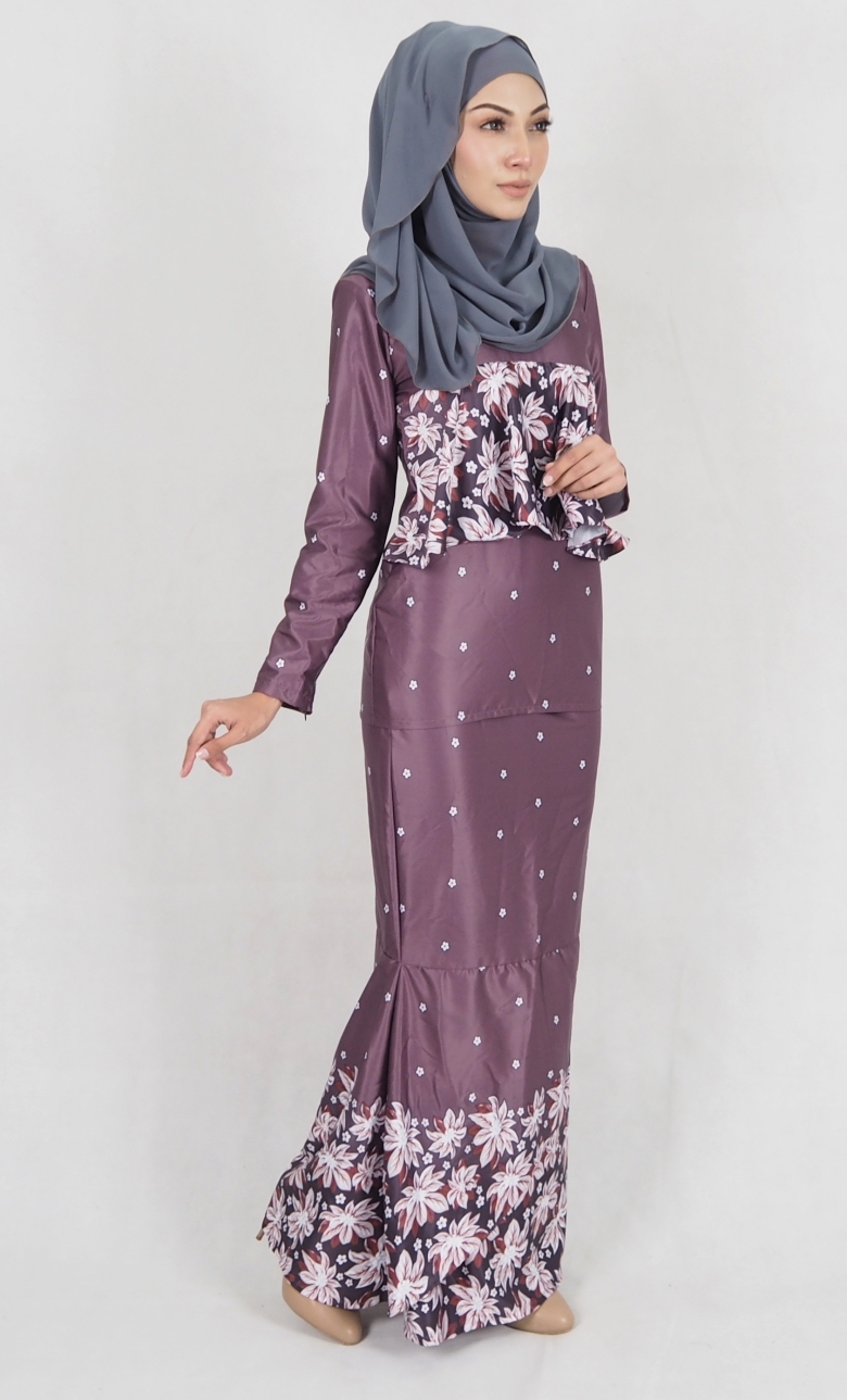 SW5009 Baju Kurung (Plus Size Maternity) Grey
