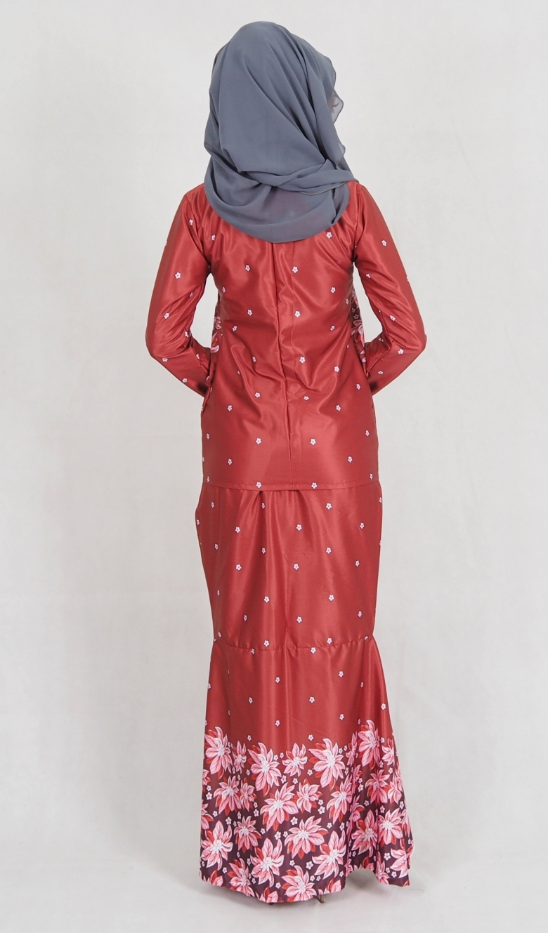 SW5009 Baju Kurung (Plus Size Maternity) Maroon