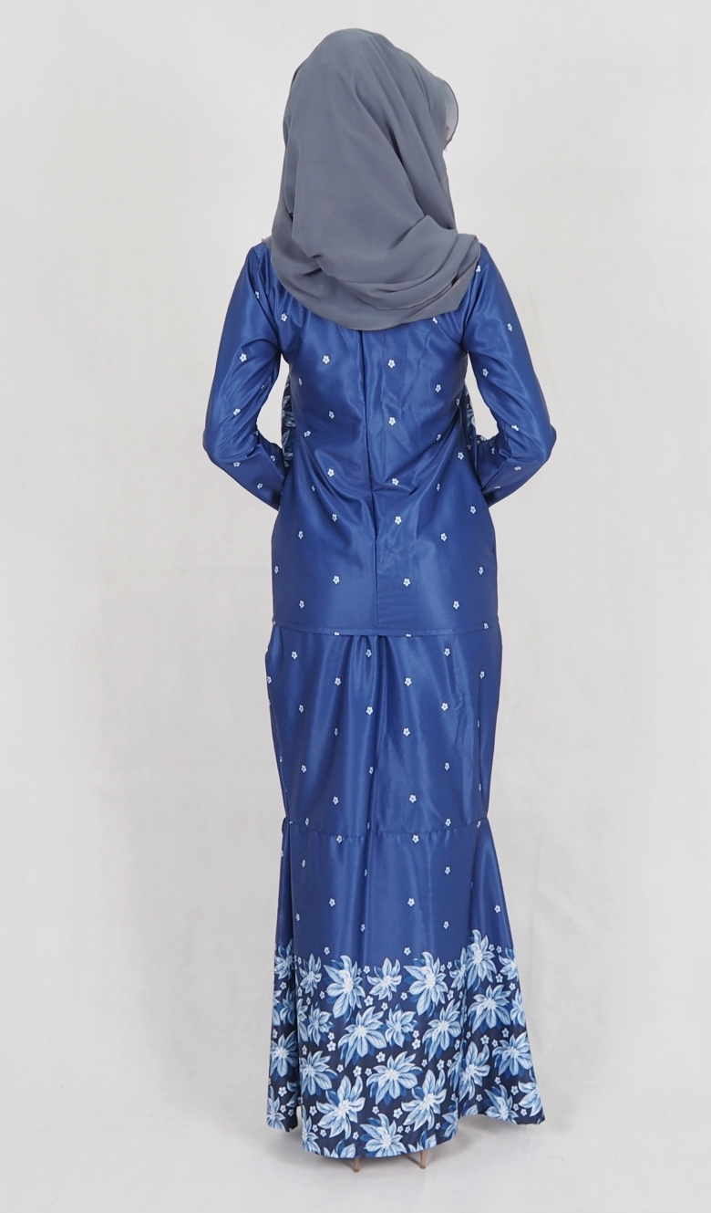 SW5010 Baju Kurung (Plus Size Maternity) Blue