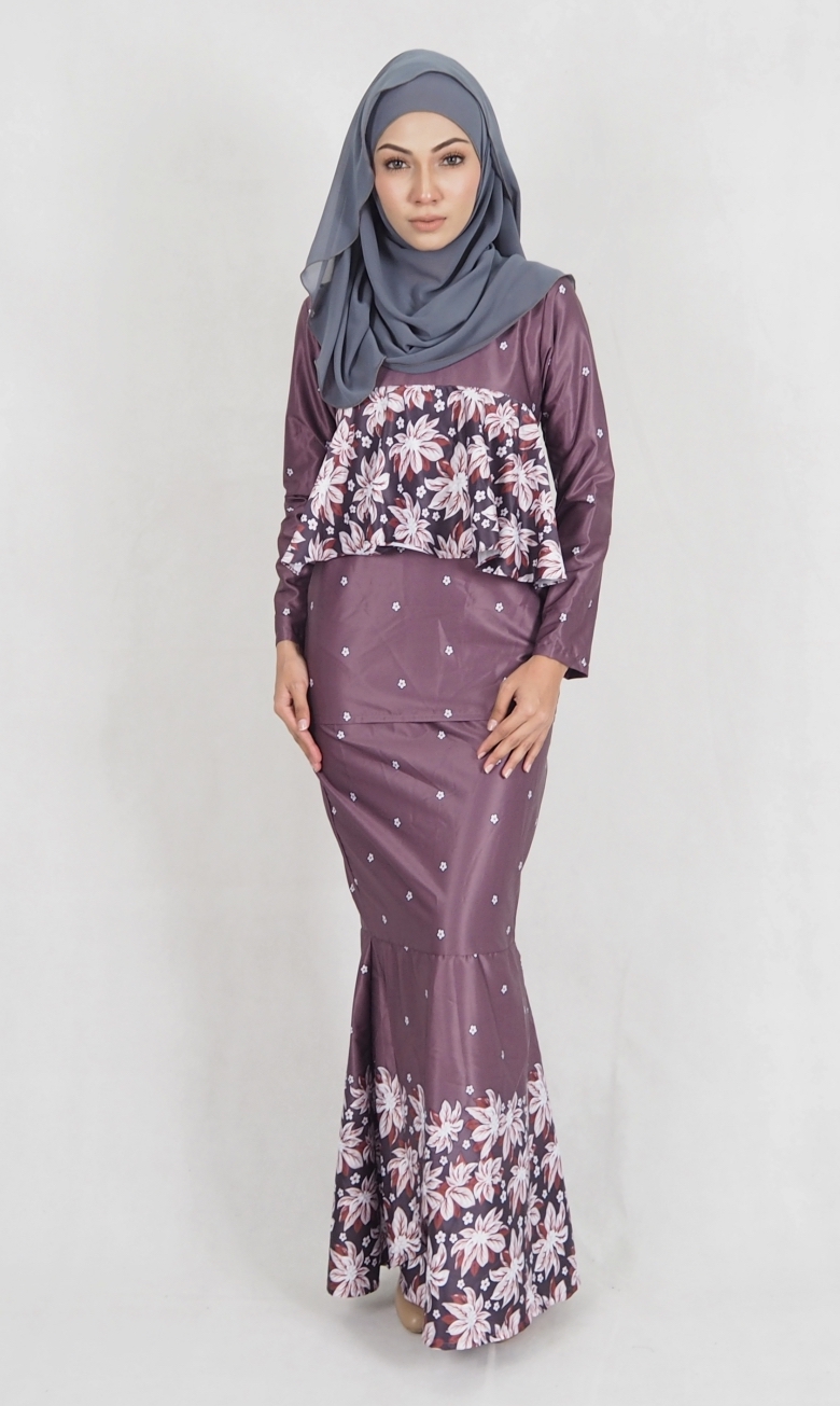 SW5010 Baju Kurung (Plus Size Maternity) Grey