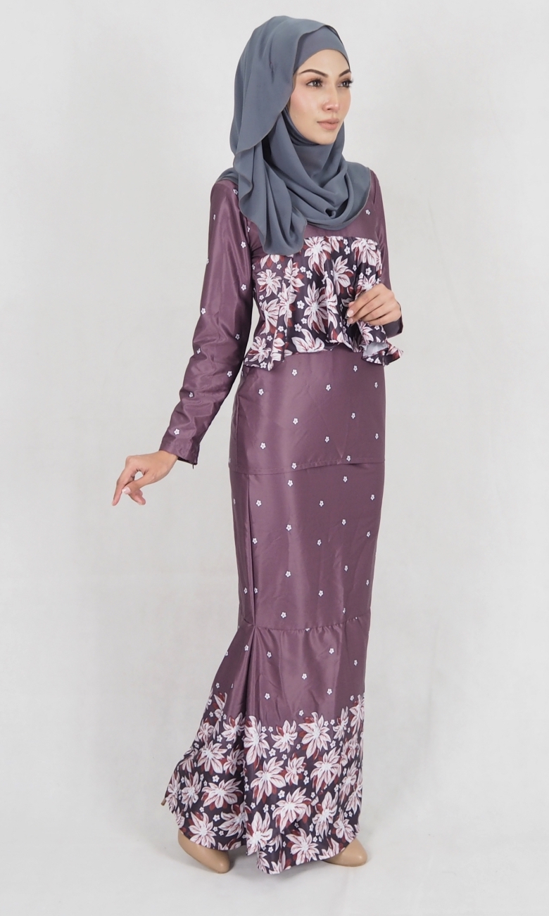 SW5010 Baju Kurung (Plus Size Maternity) Grey