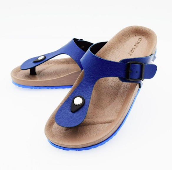 RS003 Comfort Slippers Blue