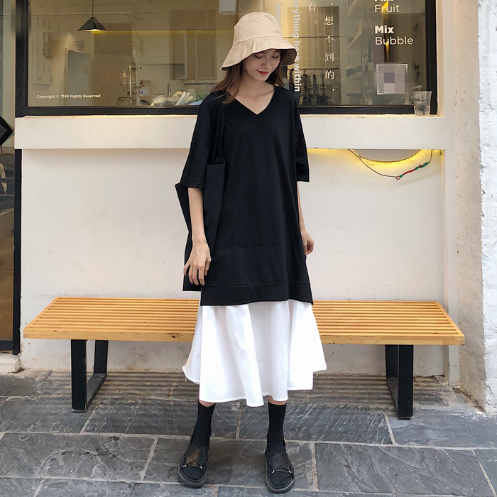 VW12346 Fashion Loose Dress As Picture