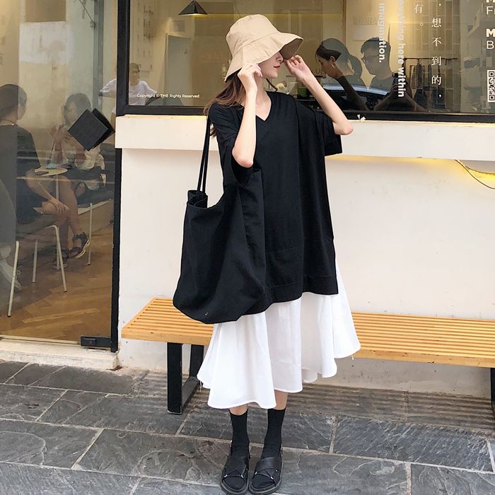 VW12346 Fashion Loose Dress As Picture