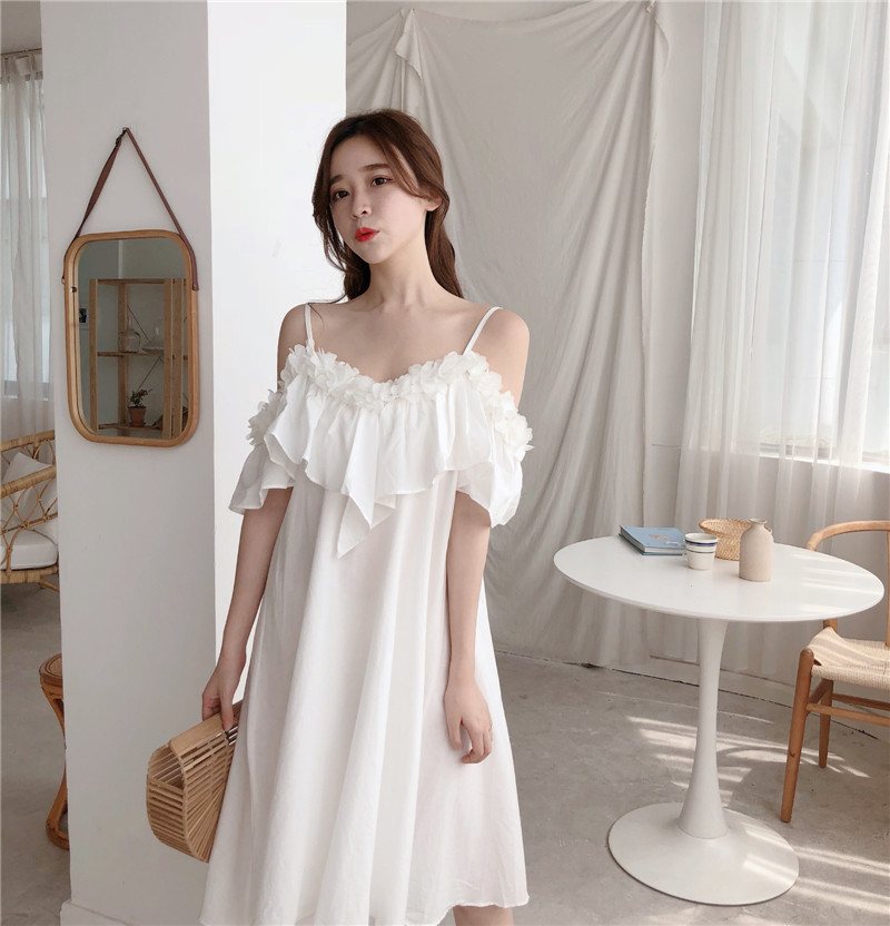 VW12320 Charming Dress White