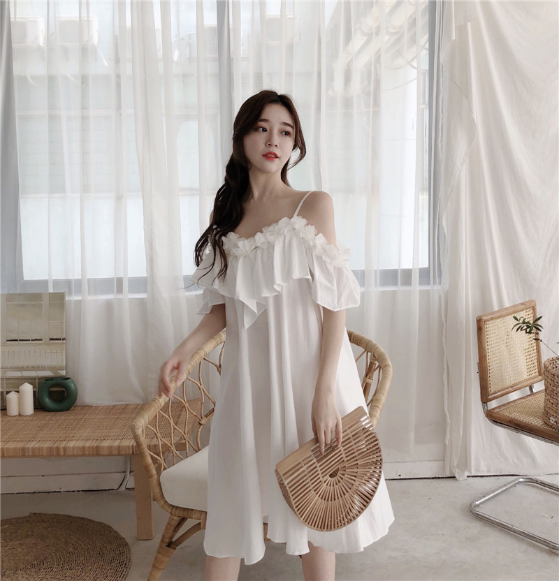 VW12320 Charming Dress White