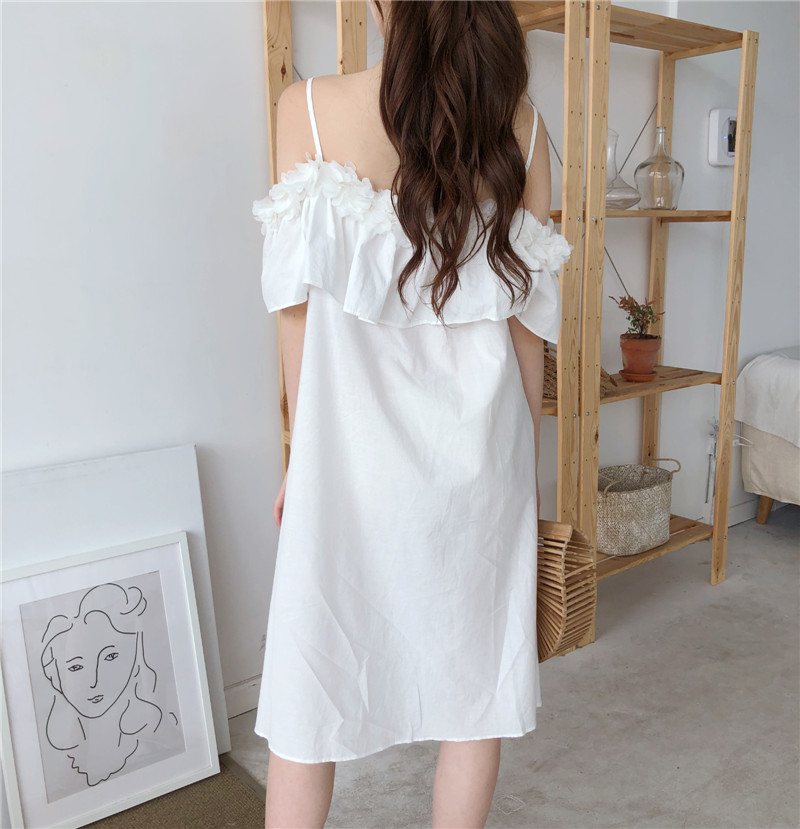 VW12320 Charming Dress White