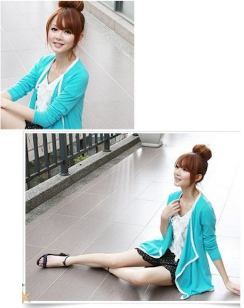 WJ21633 Korea Fashion Cardigan As Picture