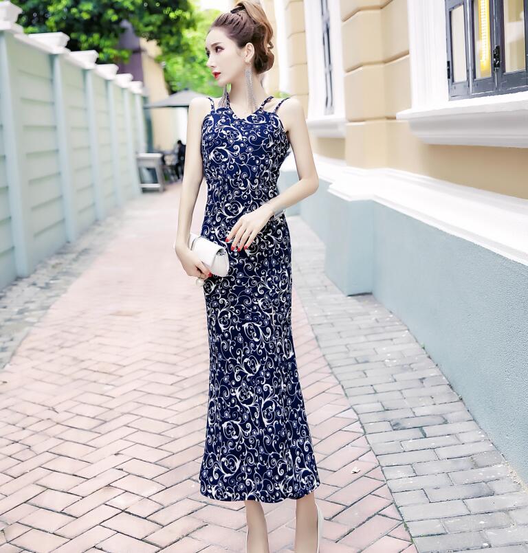 GW2254 Stylish Maxi Dress As Picture