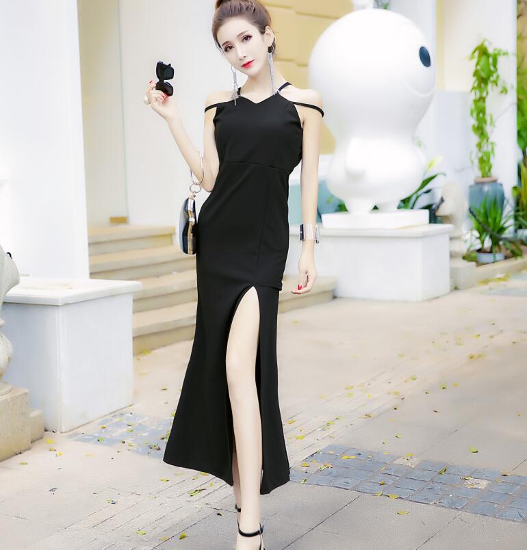 GW2254 Stylish Maxi Dress Black