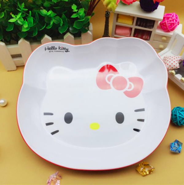 TC4001 Hello Kitty Melamine Plate Red