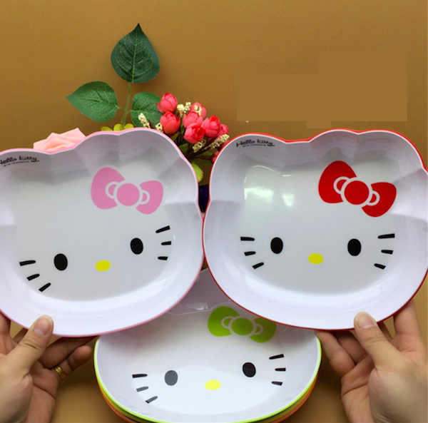 TC4001 Hello Kitty Melamine Plate Red