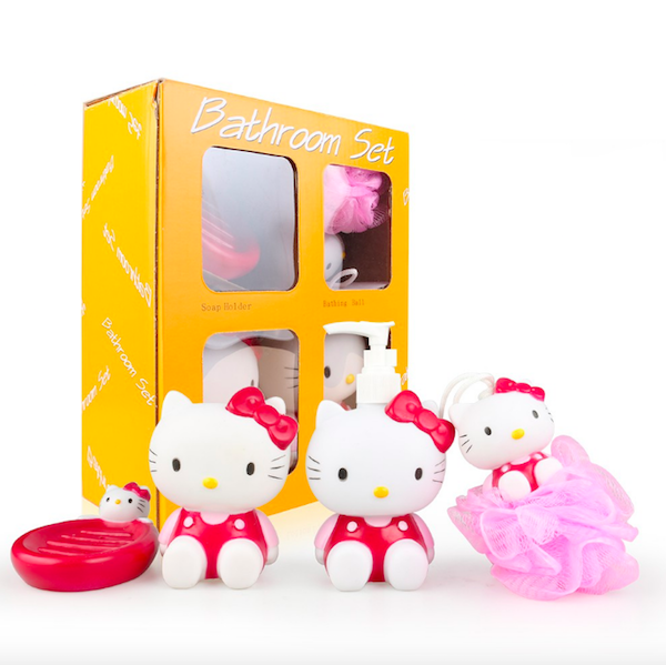 TC4023 Cartoon Bathroom Set Pink