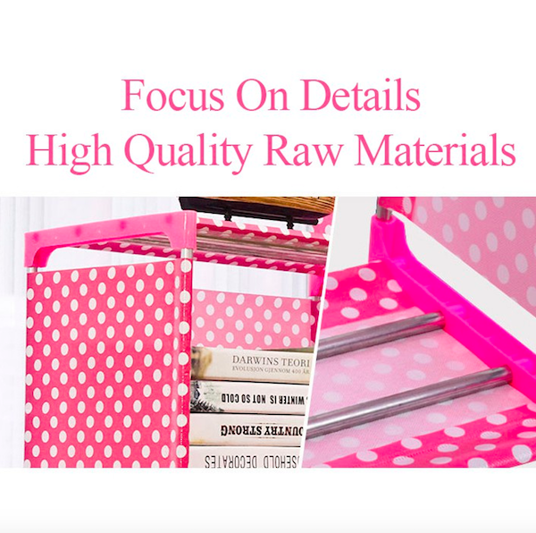 BL5021 Stylish DIY Book Shelf Pink