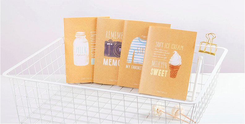 ST-506 Memo Diary Book Brown Series (8 in 1)